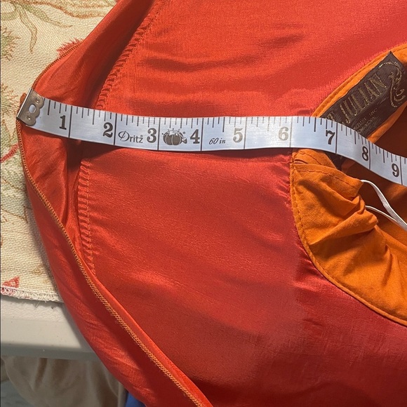 St. Julian Couture NY Wide-Brim Burnt Orange MCM Adjustable \